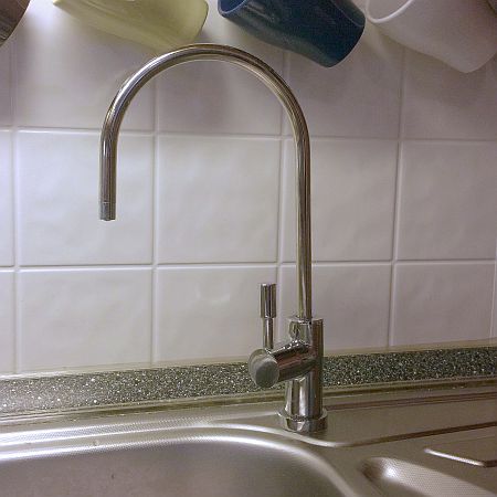 Víztisztító csaptelep, króm, kerámiabetétes, 1-utas - Luxury dizájn